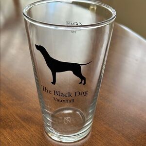 The Black Dog pint glass (New)